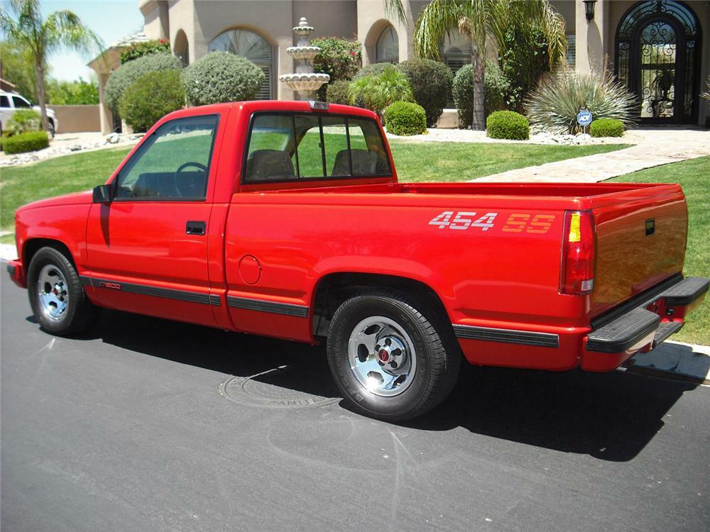 1993 CHEVROLET 1500 PICKUP - Rear 3/4 - 65873