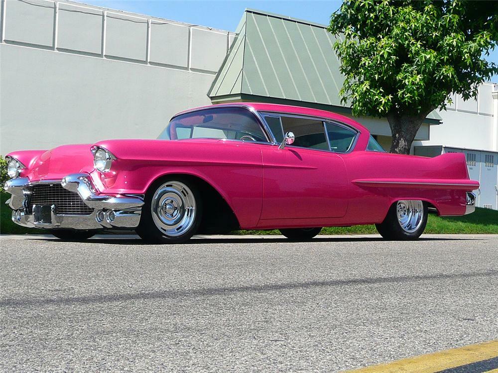 1957 CADILLAC SERIES 62 CUSTOM 2 DOOR HARDTOP - Front 3/4 - 65898
