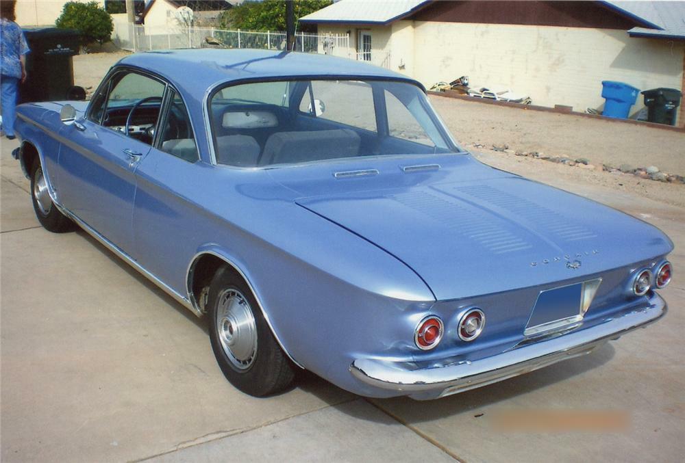 1964 CHEVROLET CORVAIR MONZA 2 DOOR SEDAN - Rear 3/4 - 65952