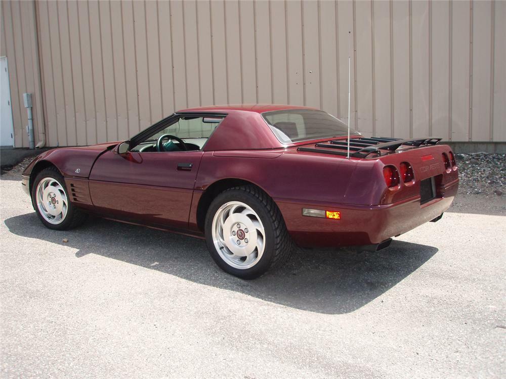 1993 CHEVROLET CORVETTE CONVERTIBLE - Rear 3/4 - 65964