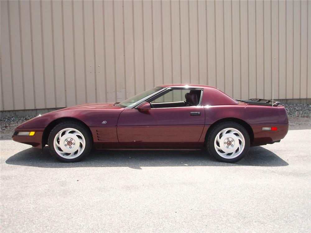 1993 CHEVROLET CORVETTE CONVERTIBLE - Side Profile - 65964