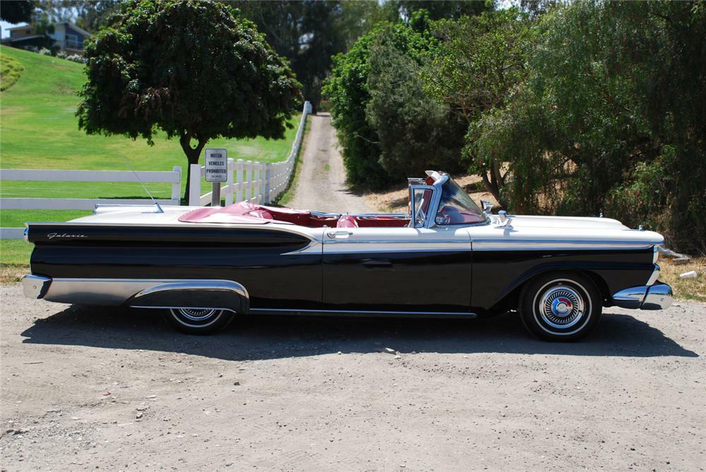 1959 FORD GALAXIE 500 CONVERTIBLE - Side Profile - 65986