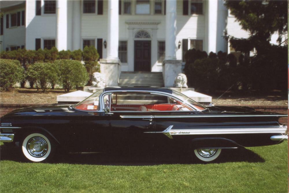 1960 CHEVROLET IMPALA SPORT COUPE - Side Profile - 65993
