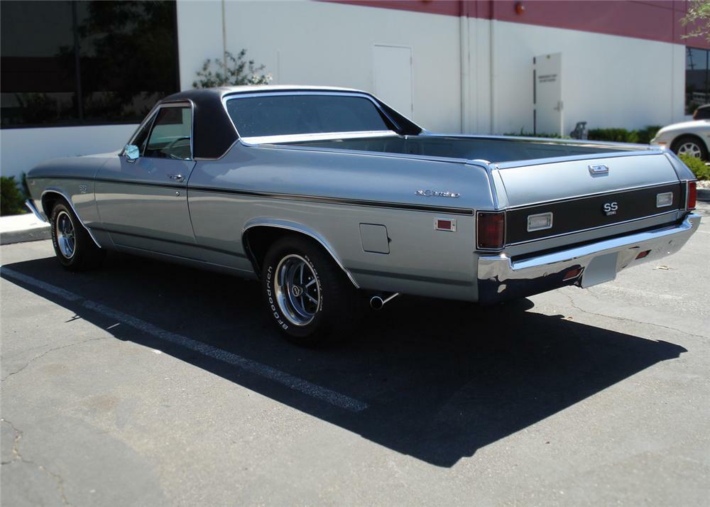 1969 CHEVROLET EL CAMINO SS PICKUP - Rear 3/4 - 66028
