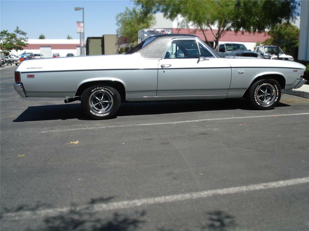 1969 CHEVROLET EL CAMINO SS PICKUP - Side Profile - 66028