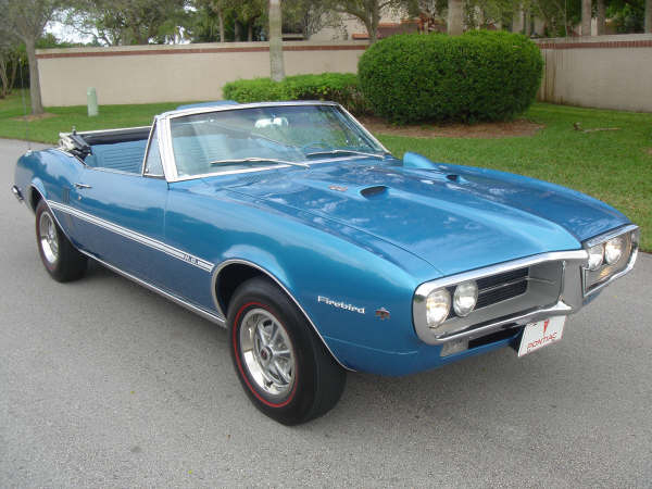 1967 PONTIAC FIREBIRD CONVERTIBLE - Front 3/4 - 66279