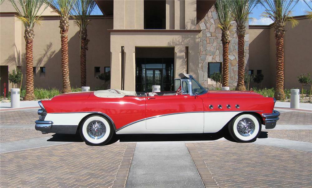 1955 BUICK ROADMASTER CONVERTIBLE - Side Profile - 66364