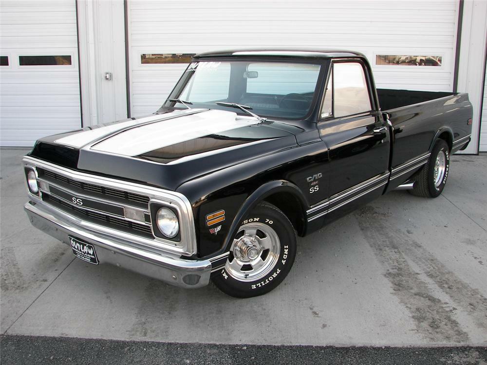1970 CHEVROLET C-10 CUSTOM PICKUP - Front 3/4 - 66377