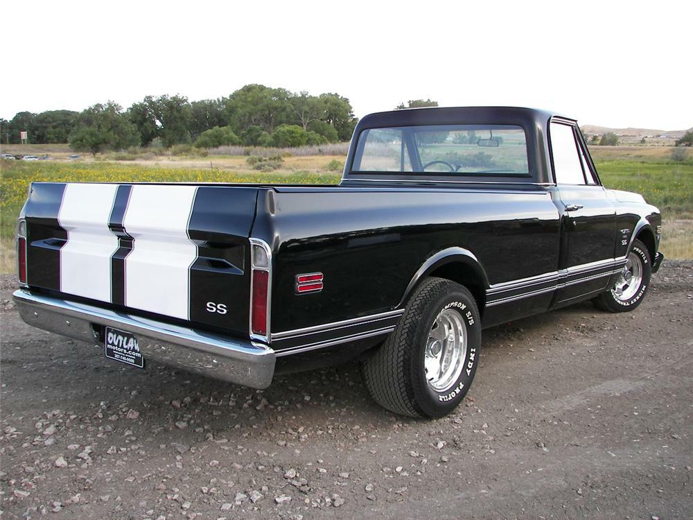 1970 CHEVROLET C-10 CUSTOM PICKUP - Rear 3/4 - 66377