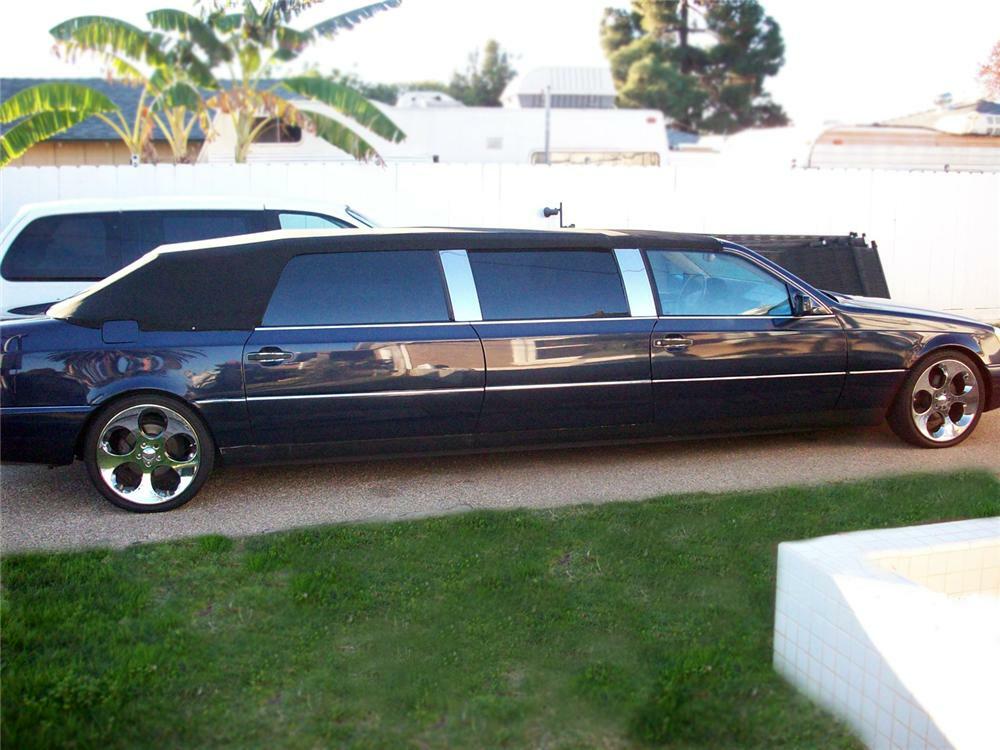 1995 MERCEDES-BENZ 500S CUSTOM CONVERTIBLE LIMOUSINE - Side Profile - 66467
