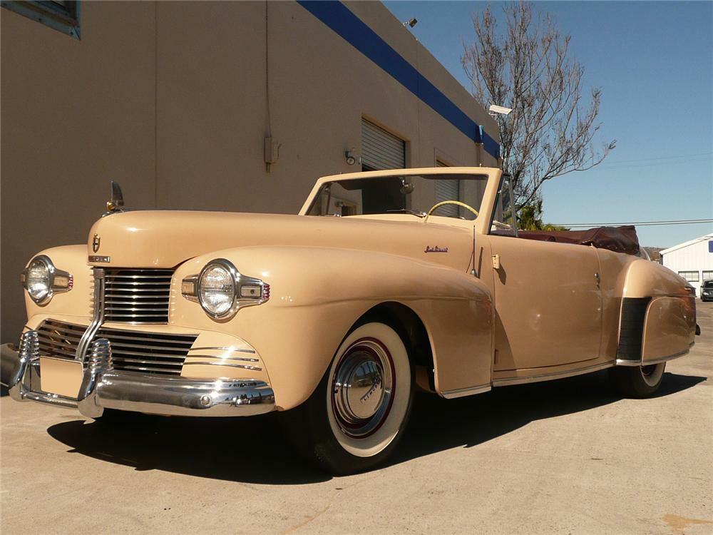 Lincoln continental convertible 1942
