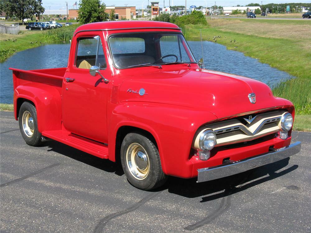1955 Ford F 100 Custom Deluxe Cab Pickup