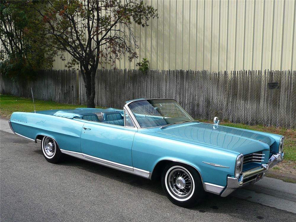 1964 PONTIAC BONNEVILLE CONVERTIBLE - Front 3/4 - 70797