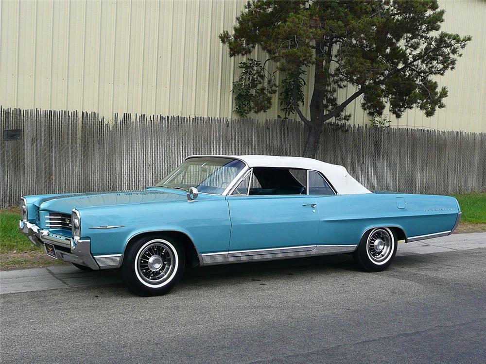 1964 PONTIAC BONNEVILLE CONVERTIBLE - Side Profile - 70797