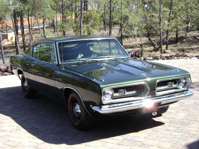 1968 PLYMOUTH BARRACUDA 2 DOOR COUPE - Front 3/4 - 70827