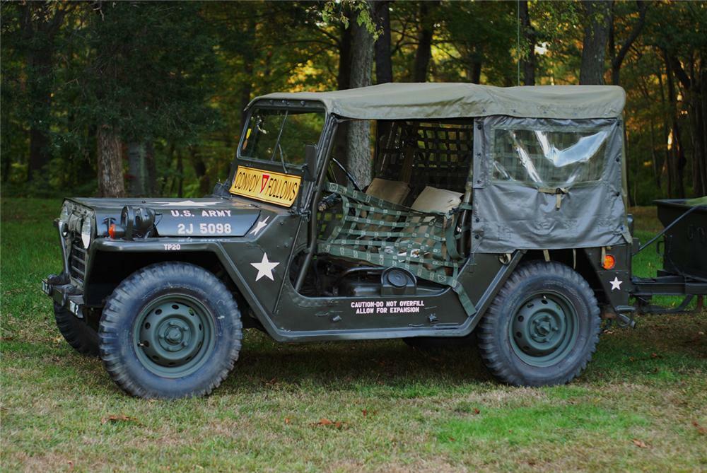 1965 JEEP M151 MILITARY 4X4 UTILITY VEHICLE - Side Profile - 70867