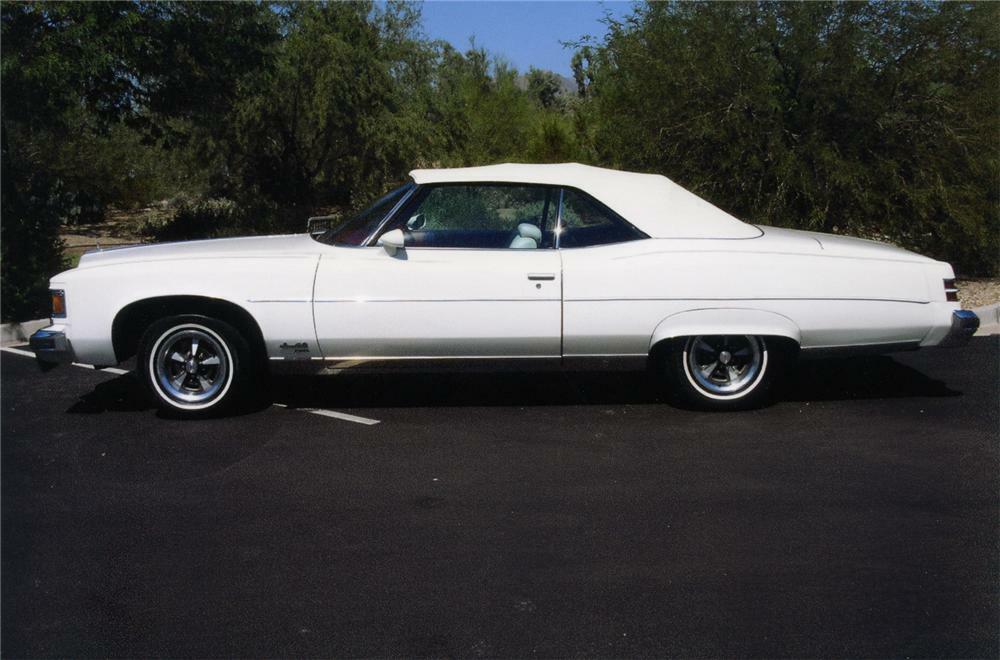 1975 Pontiac Grandville Brougham 2 Door Convertible 1975 Pontiac Grandville Brougham 2 Door Convertible Side Profile 70877