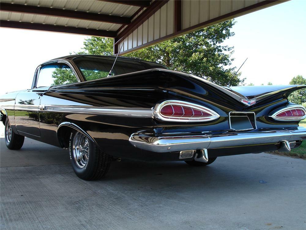 1959 CHEVROLET IMPALA CUSTOM 2 DOOR HARDTOP - Rear 3/4 - 70982