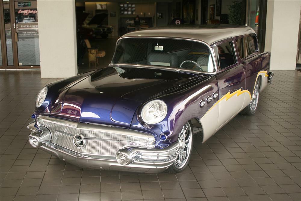 1956 BUICK CENTURY CUSTOM STATION WAGON - Front 3/4 - 70984