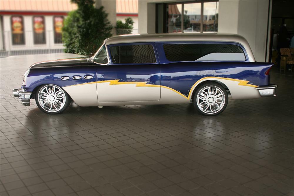 1956 BUICK CENTURY CUSTOM STATION WAGON - Side Profile - 70984