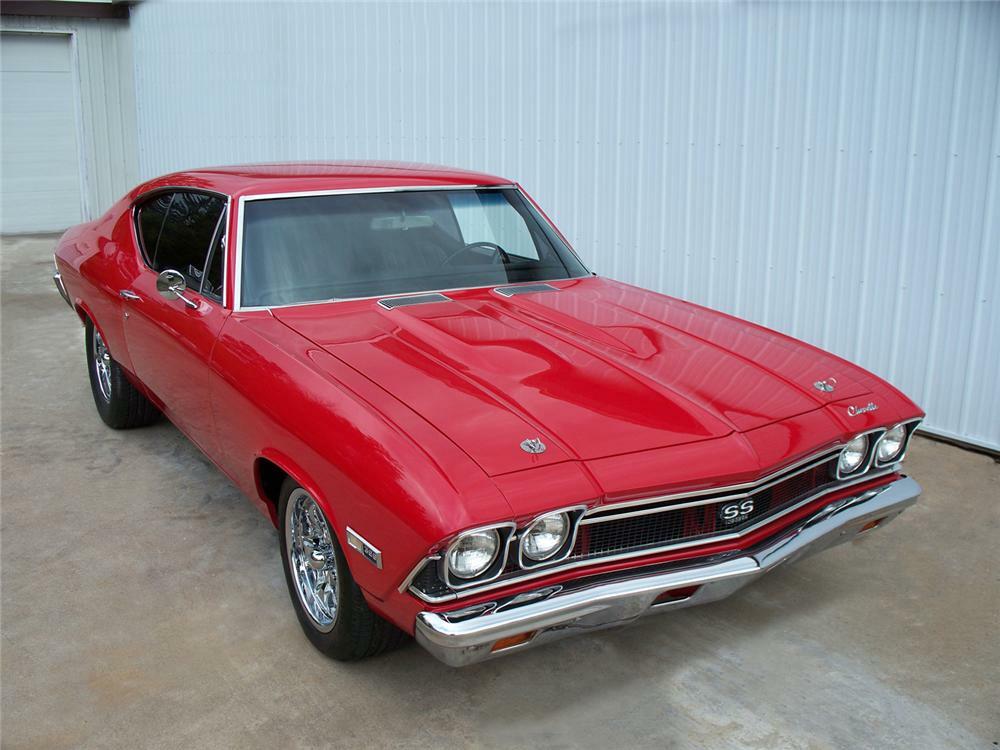 1968 CHEVROLET CHEVELLE SS CUSTOM 2 DOOR HARDTOP - Front 3/4 - 71014