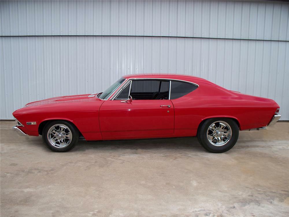 1968 CHEVROLET CHEVELLE SS CUSTOM 2 DOOR HARDTOP - Side Profile - 71014