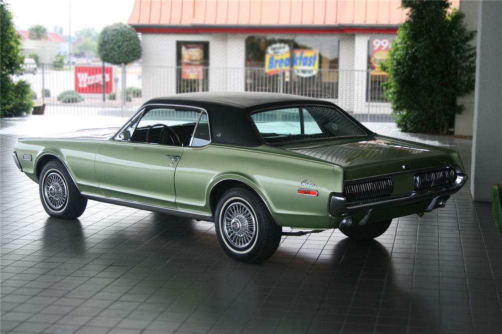 1968 MERCURY COUGAR 2 DOOR - Rear 3/4 - 71129