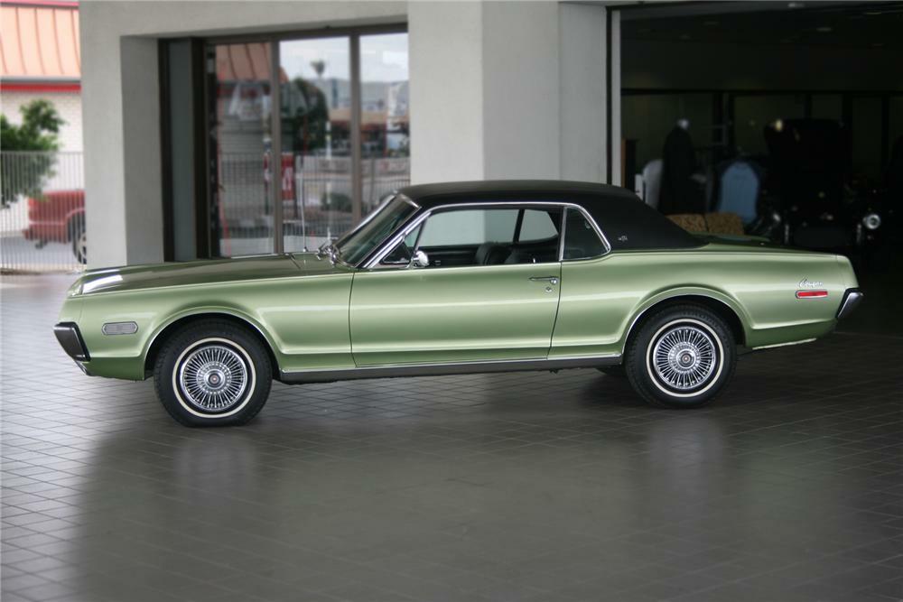 1968 MERCURY COUGAR 2 DOOR - Side Profile - 71129