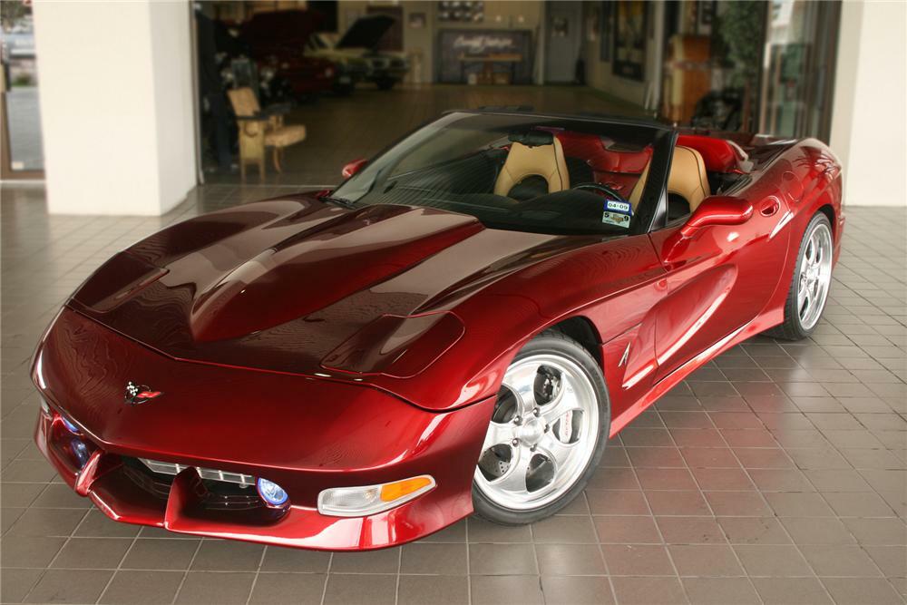 Chevrolet Corvette Stingray Сайдсвайп