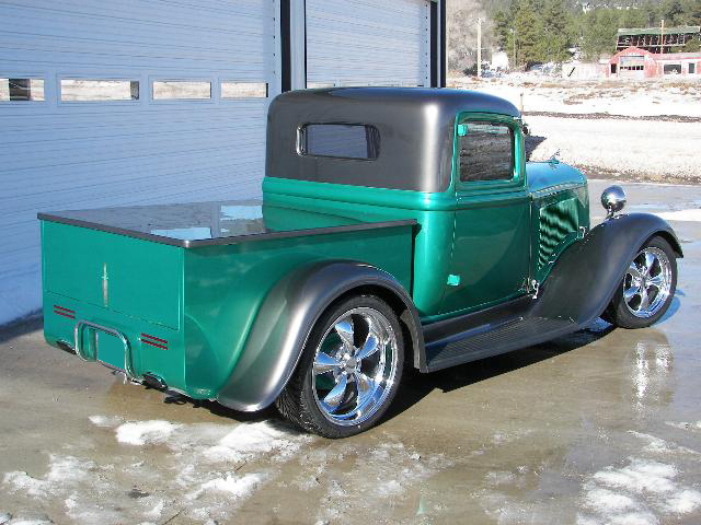 1934 DODGE CUSTOM PICKUP - Rear 3/4 - 71236