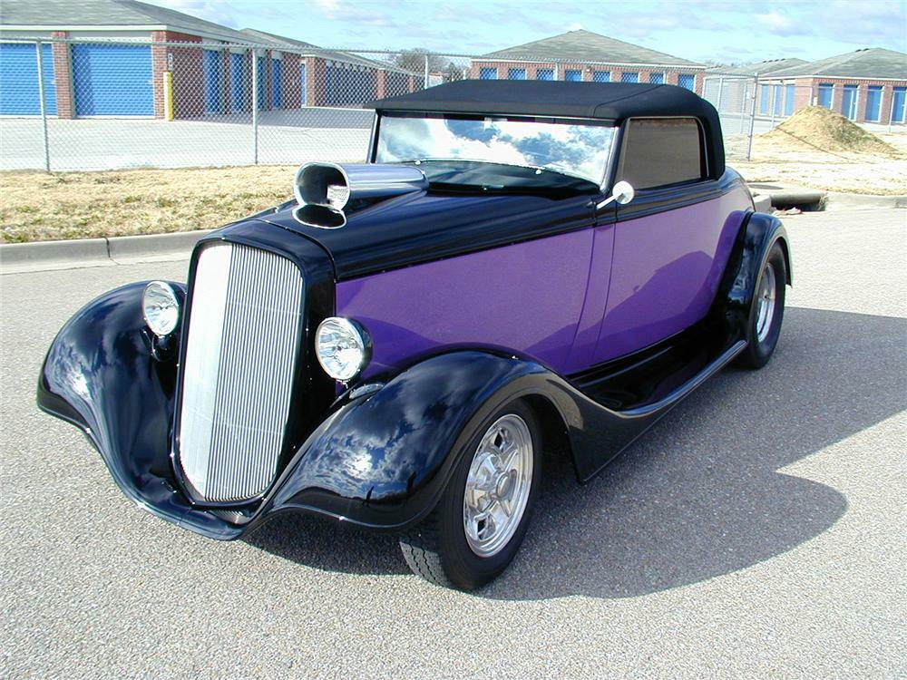 1934 CHEVROLET HOT ROD CABRIOLET - Front 3/4 - 71556