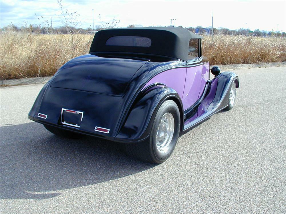 1934 CHEVROLET HOT ROD CABRIOLET - Rear 3/4 - 71556