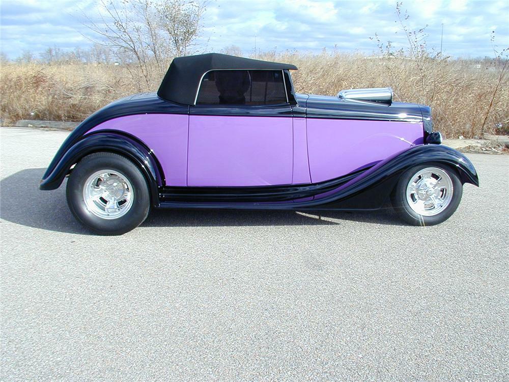 1934 CHEVROLET HOT ROD CABRIOLET - Side Profile - 71556
