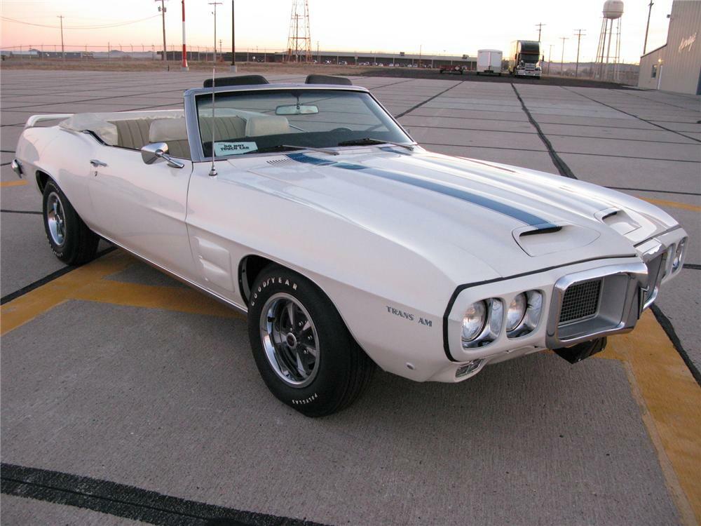 1969 PONTIAC FIREBIRD CONVERTIBLE - Front 3/4 - 71712