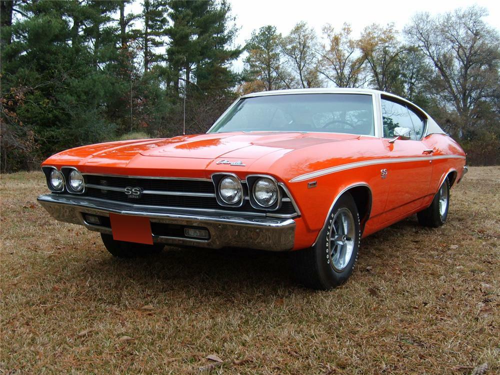 1969 CHEVROLET CHEVELLE SS 396 2 DOOR HARDTOP - Front 3/4 - 71753