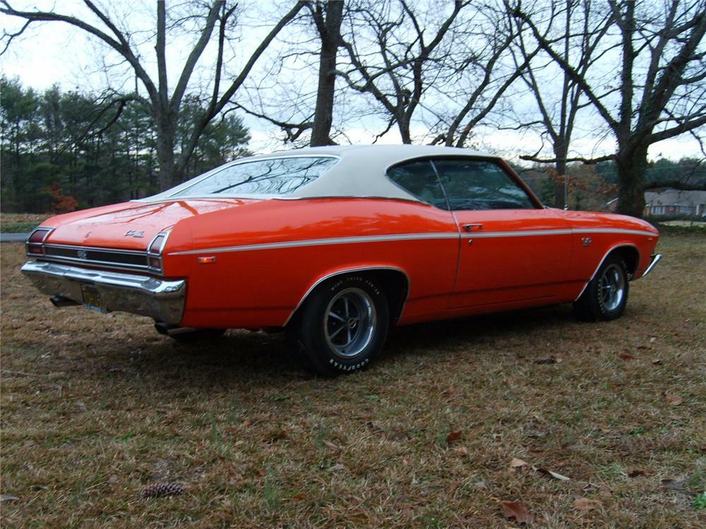 1969 CHEVROLET CHEVELLE SS 396 2 DOOR HARDTOP - Rear 3/4 - 71753