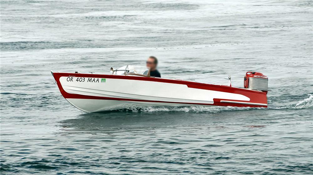 1956 HEALEY SKI-MASTER 15 RUNABOUT BOAT - Side Profile - 71836
