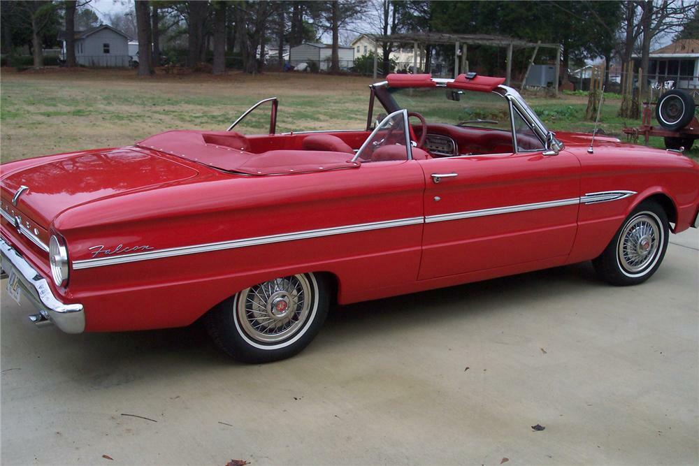 1963 FORD FALCON CONVERTIBLE - Front 3/4 - 75042