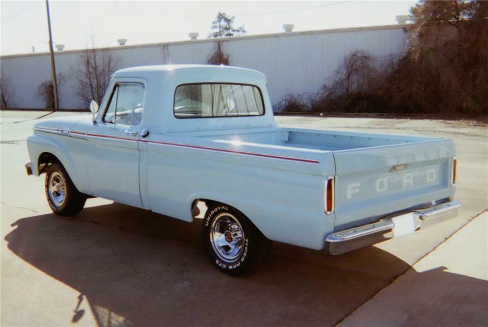1964 FORD F-100 SWB PICKUP - Rear 3/4 - 75143
