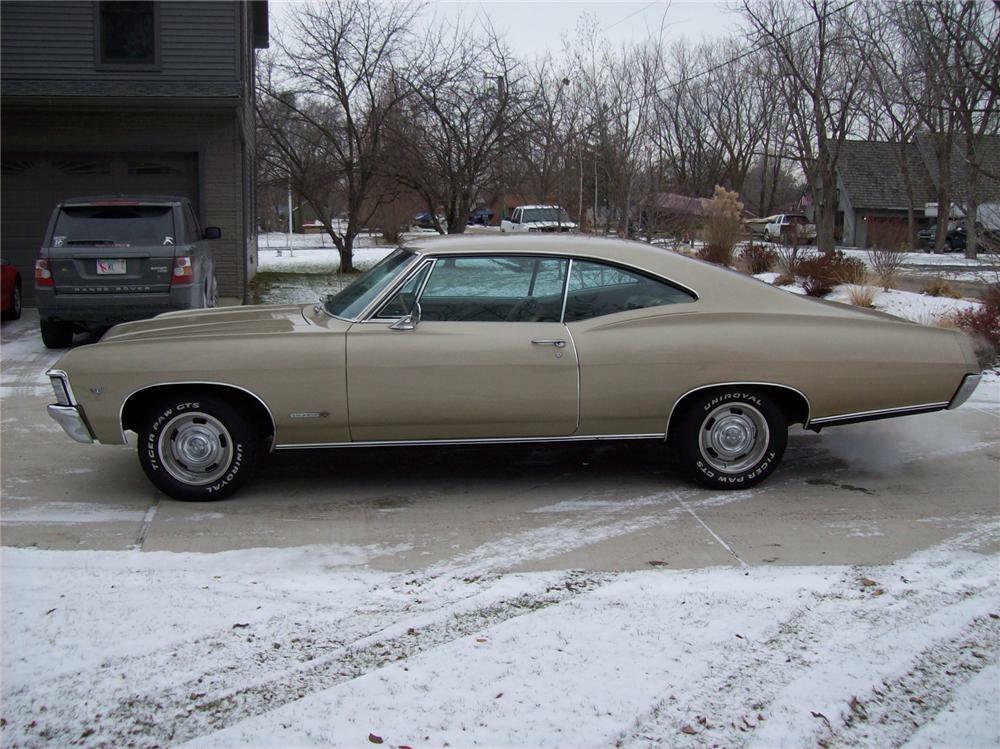 1967 CHEVROLET IMPALA SS 2 DOOR HARDTOP - Side Profile - 75154