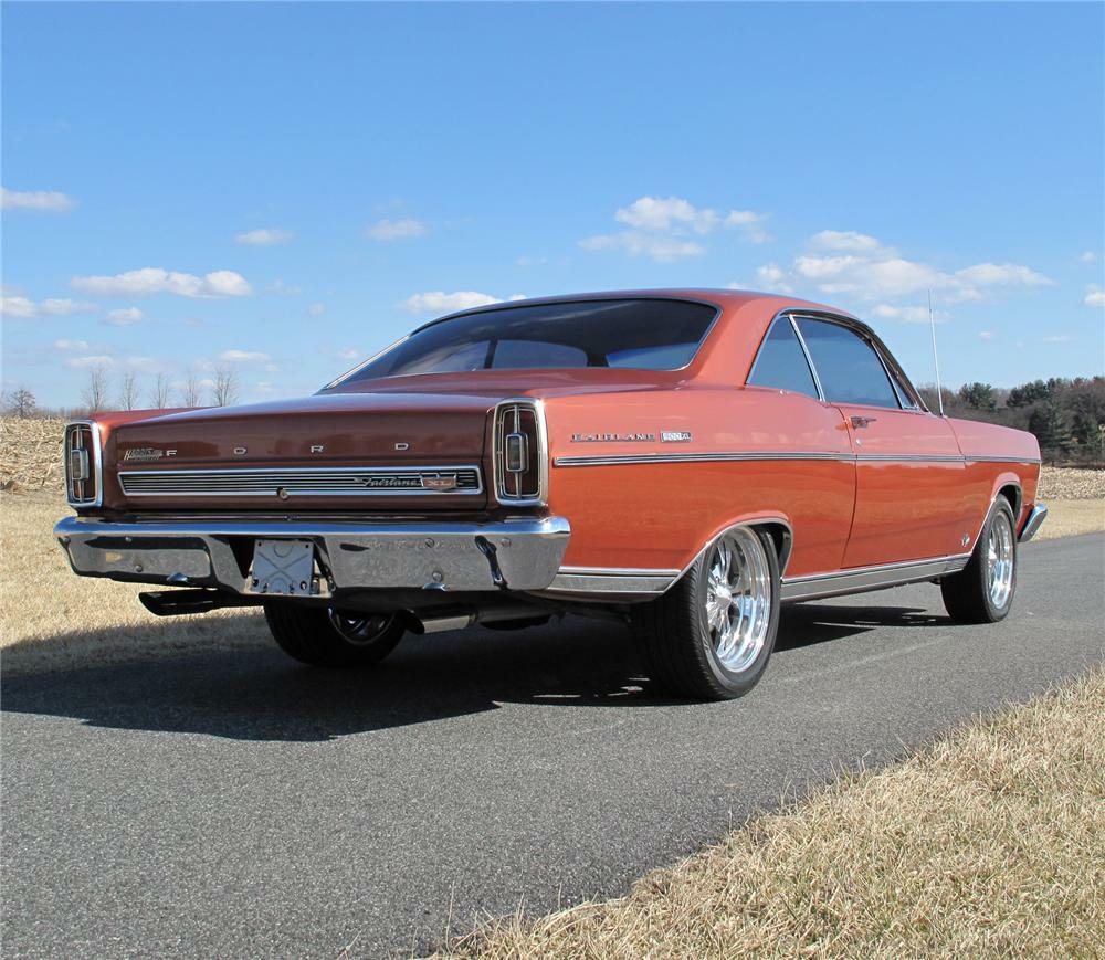 1966 FORD FAIRLANE 500 XL 2 DOOR HARDTOP - Rear 3/4 - 75290