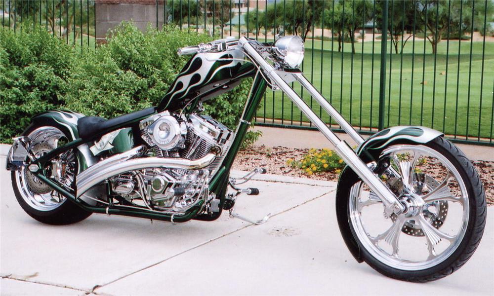 2005 AMP CUSTOM "CA$H MONEY CHOPPER" - Front 3/4 - 75294