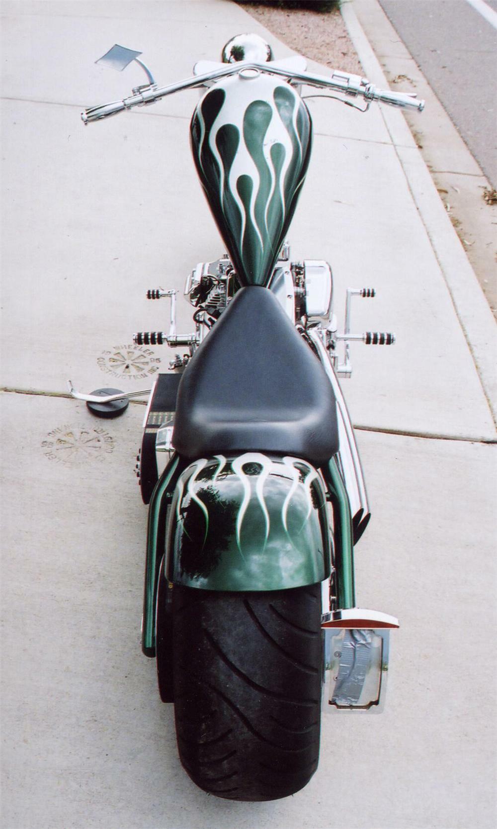 2005 AMP CUSTOM "CA$H MONEY CHOPPER" - Rear 3/4 - 75294