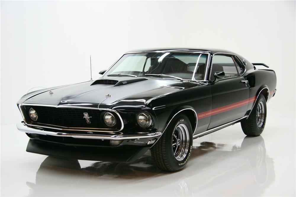 1969 FORD MUSTANG MACH 1 FASTBACK - Front 3/4 - 75826