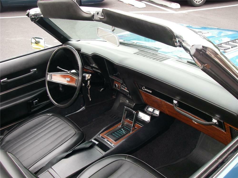 1969 CHEVROLET CAMARO RS/SS CONVERTIBLE - Interior - 79138