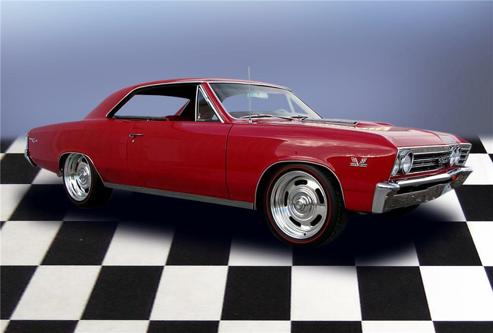1967 CHEVROLET CHEVELLE SS 2 DOOR PRO-TOURING COUPE - Front 3/4 - 79209