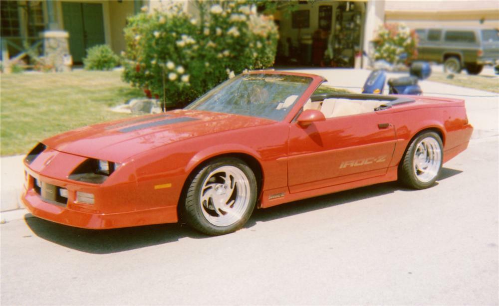 1988 CHEVROLET CAMARO IROC Z/28 CUSTOM CONVERTIBLE - Side Profile - 79527