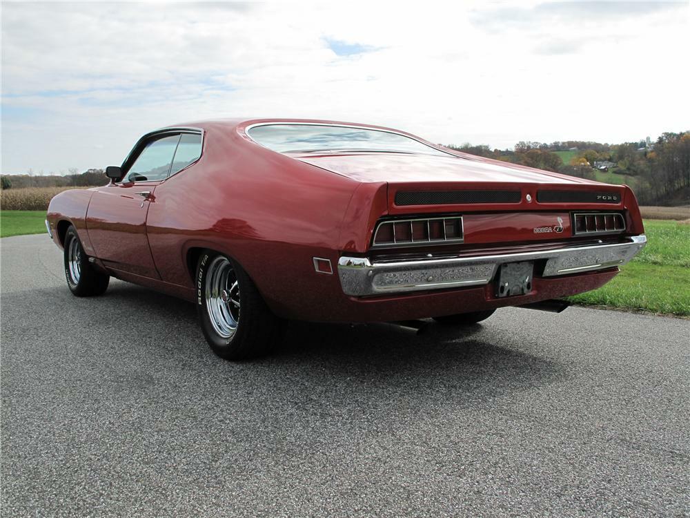 1970 FORD TORINO COBRA FASTBACK - Rear 3/4 - 81011