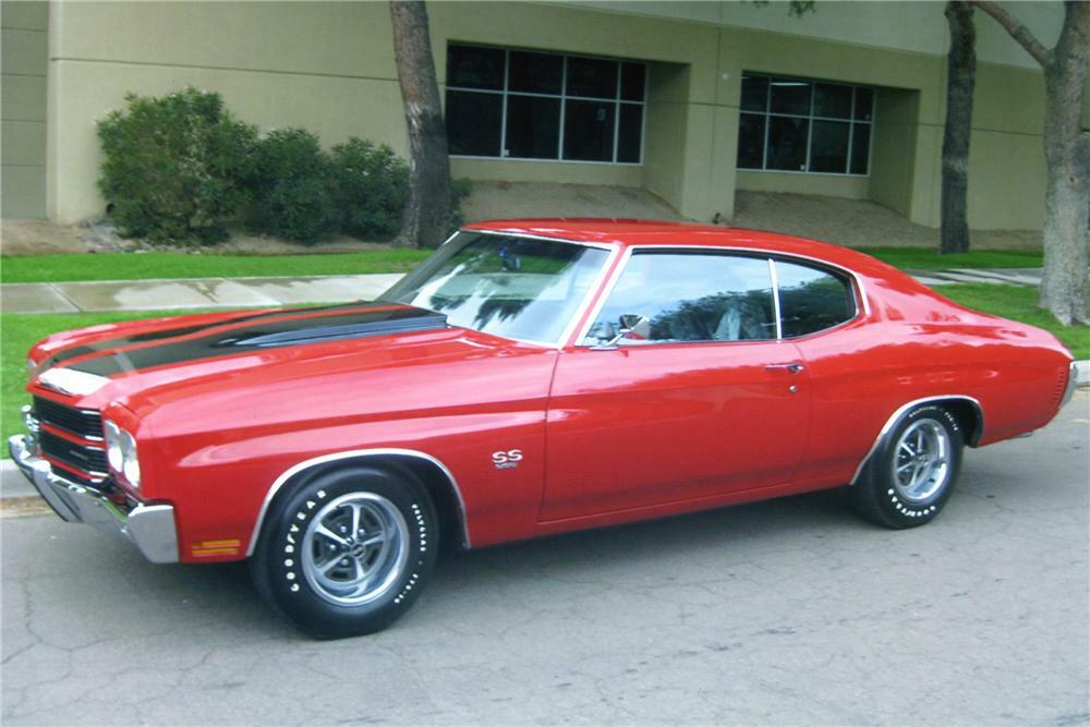 1970 CHEVROLET CHEVELLE SS 396 2 DOOR HARDTOP - Side Profile - 81029