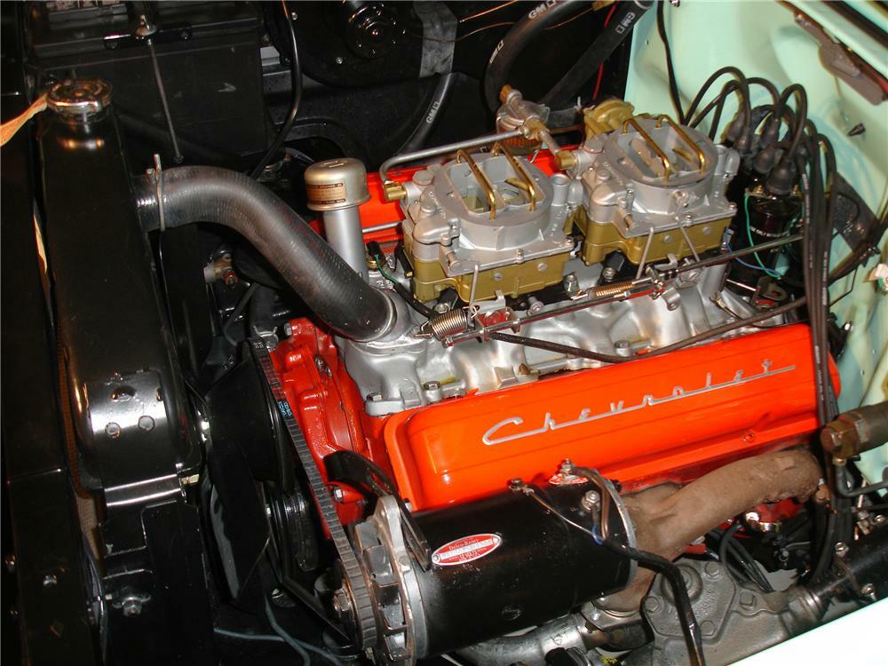 1957 CHEVROLET BEL AIR CONVERTIBLE - Engine - 81042